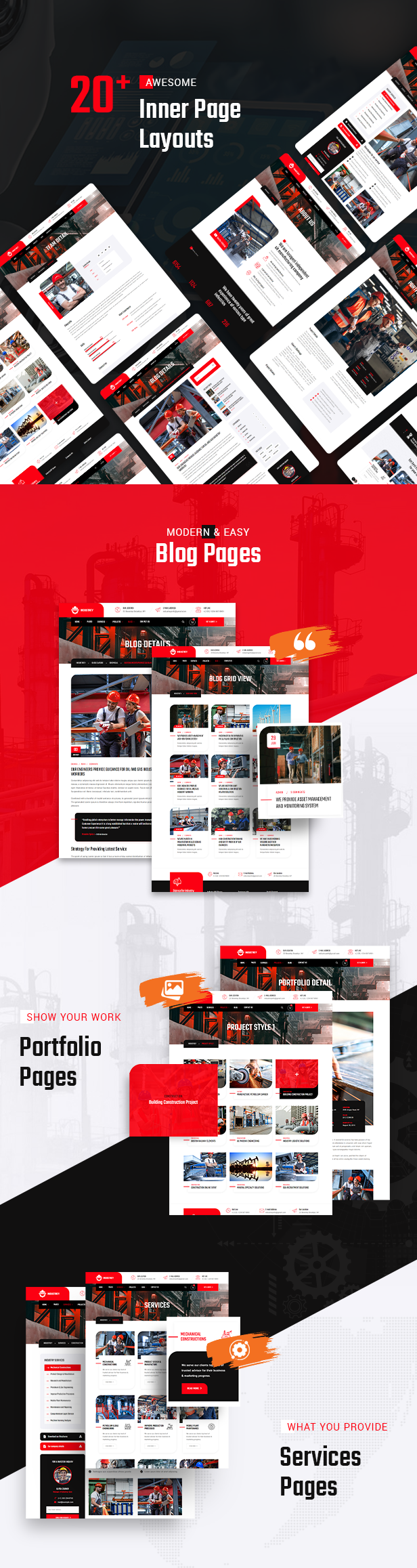 Industrey WordPress Theme