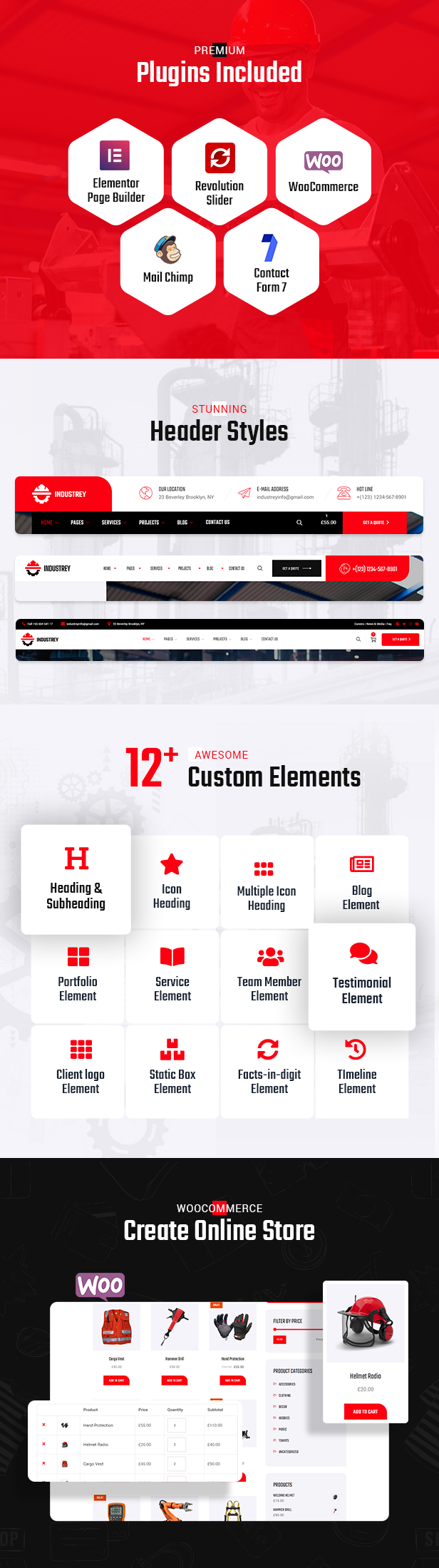 Industrey WordPress Theme